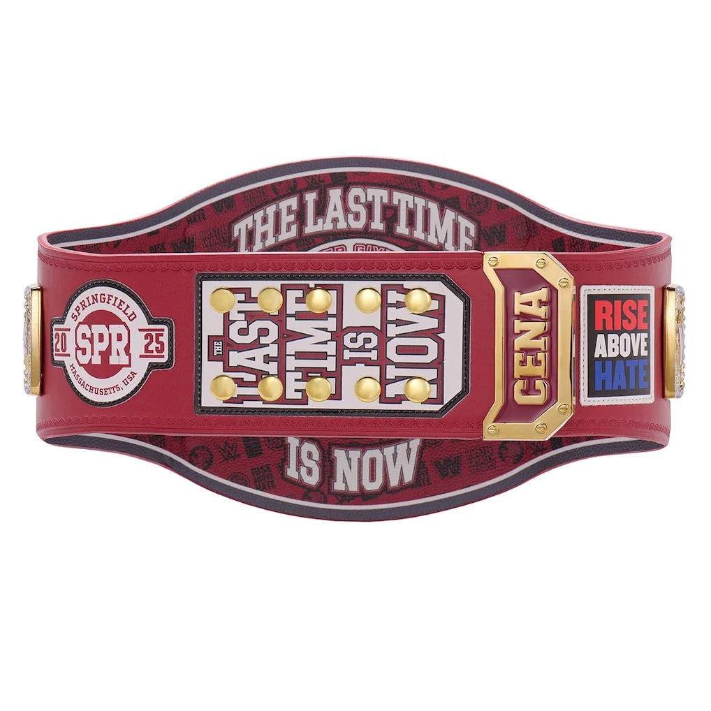 John Cena Farewell Tour 2025 Springfield Spinner Championship Replica Title Belt