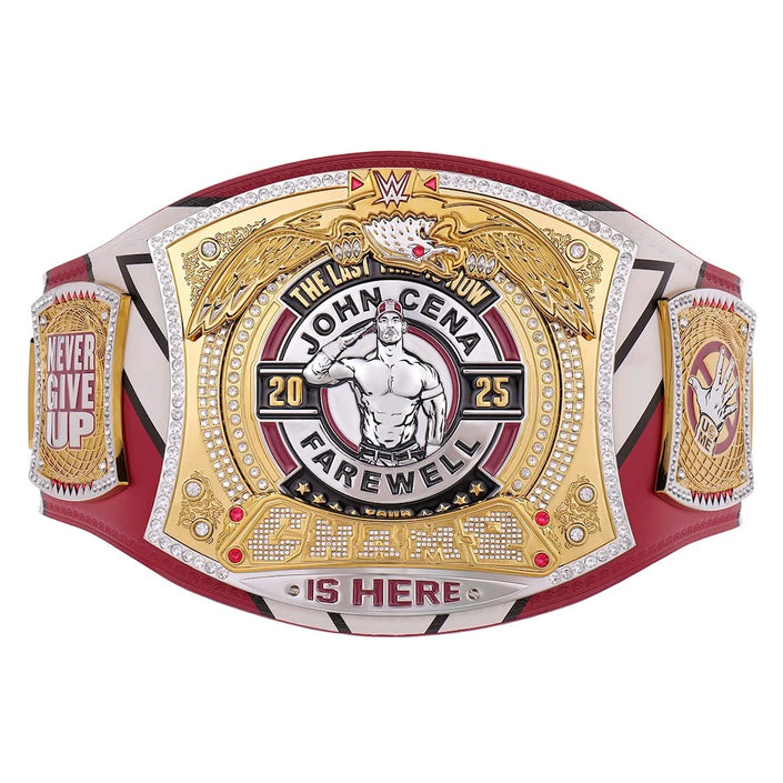 John Cena Farewell Tour 2025 Springfield Spinner Championship Replica Title Belt – 6mm Brass Plates | Adult Size