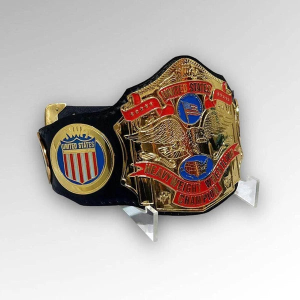 NWA United States Heavyweight Wrestling Championship Title Belt Replica – 6mm Brass Plates | Adult Size