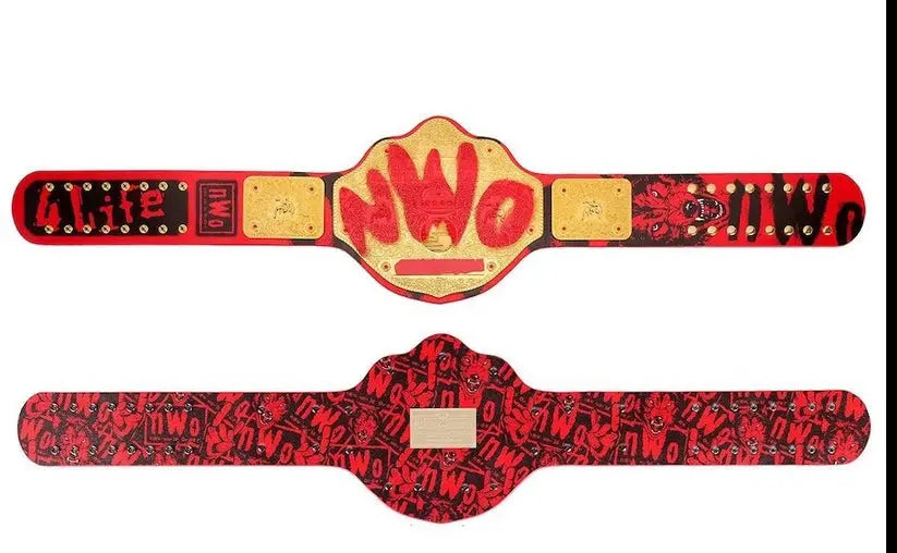 Hulk Hogan NWO Wolfpac Signature Series Championship Belt Replica – 6mm Brass Plates | Adult Size