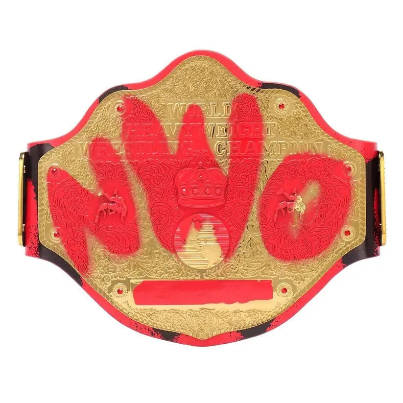 Hulk Hogan NWO Wolfpac Signature Series Championship Belt Replica – 6mm Brass Plates | Adult Size