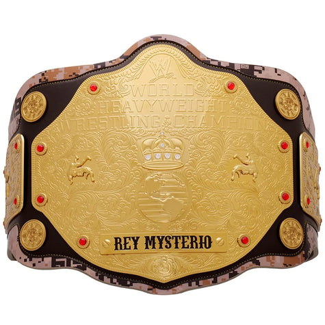 Rey Mysterio 619 San Diego Signature Series Title Belt Replica 6mm Brass Plates | Adult Size