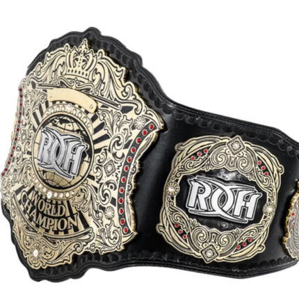ROH World Wrestling Heavyweight Championship Replica Belt – 6mm Brass Plates | Adult Size