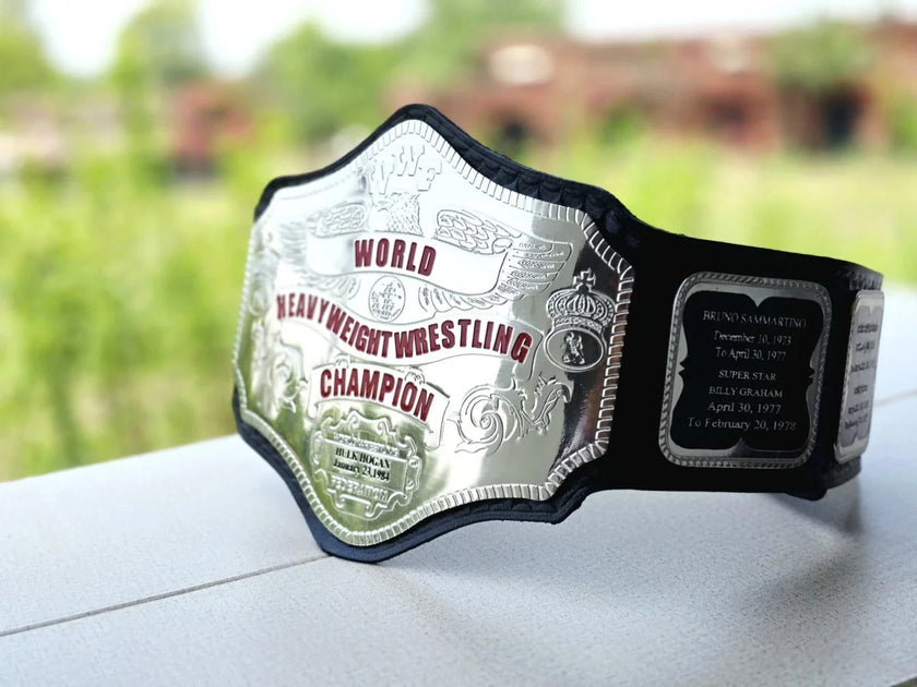 Hogan 84 Championship Belt Replica Belt – 6mm Brass Plates | Adult Size