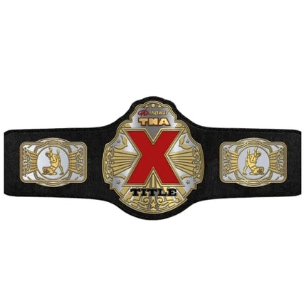 NWA TNA X Title Championship Wrestling Belt Replica – 6mm Brass Plates | Adult Size
