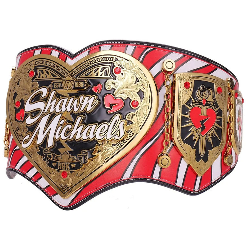 Shawn Michaels Legacy Championship Title Belt Replica – 6mm Brass Plates | Adult Size
