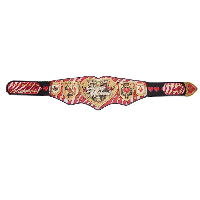 Shawn Michaels Legacy Championship Title Belt Replica – 6mm Brass Plates | Adult Size