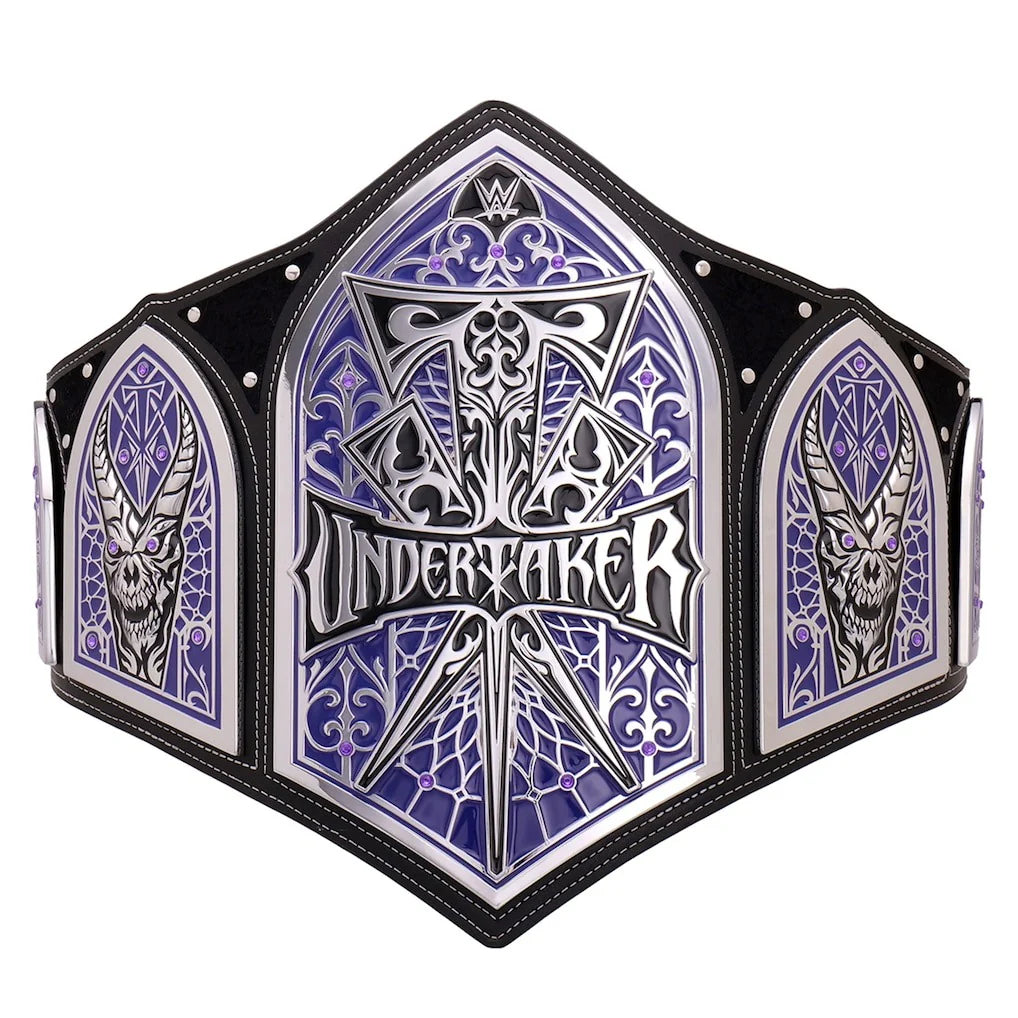 The Undertaker 35 Years Deadman Legacy Championship Title Belt – 6mm Brass Plates | Adult Size