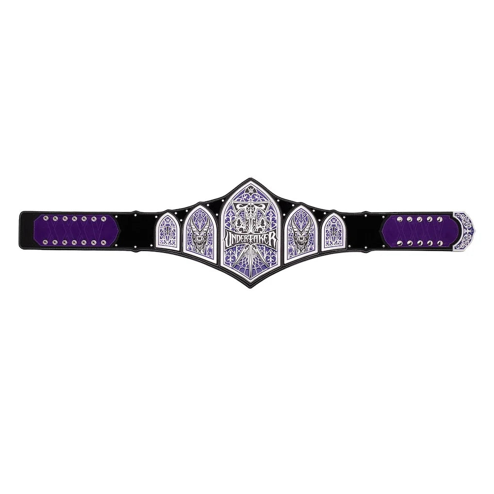 The Undertaker 35 Years Deadman Legacy Championship Title Belt – 6mm Brass Plates | Adult Size
