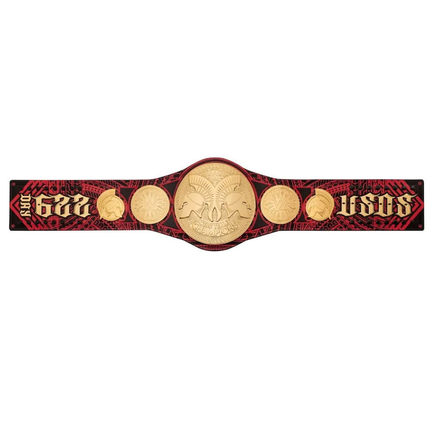 WWE The Usos 622 Day Record Breaking Championship Title Belt Replica - Limited Edition – 6mm Brass Plates | Adult Size