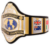 WWE Championship 1986 Retro Replica Title Belt Replica – 6mm Brass Plates | Adult Size