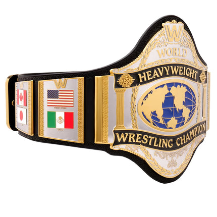WWE Championship 1986 Retro Replica Title Belt Replica – 6mm Brass Plates | Adult Size