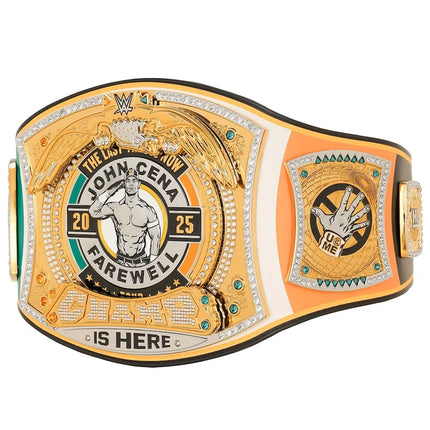 John Cena Farewell Tour 2025 Dublin Spinner Championship Replica Title Belt – 6mm Brass Plates | Adult Size