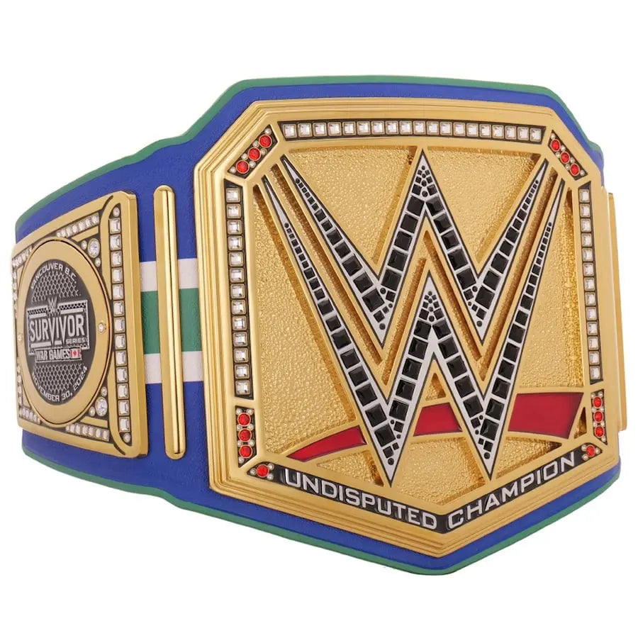 WWE Survivor Series War Games 2024 Championship Title Belt Replica – 6mm Brass Plates | Adult Size