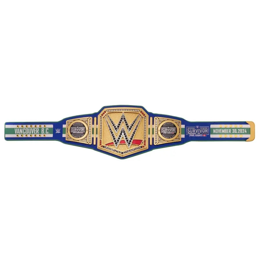 WWE Survivor Series War Games 2024 Championship Title Belt Replica – 6mm Brass Plates | Adult Size