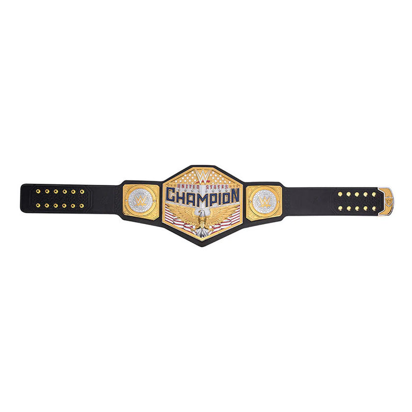 WWE World Heavyweight Championship Belt United States Champion Replica – 6mm Brass Plates | Adult Size