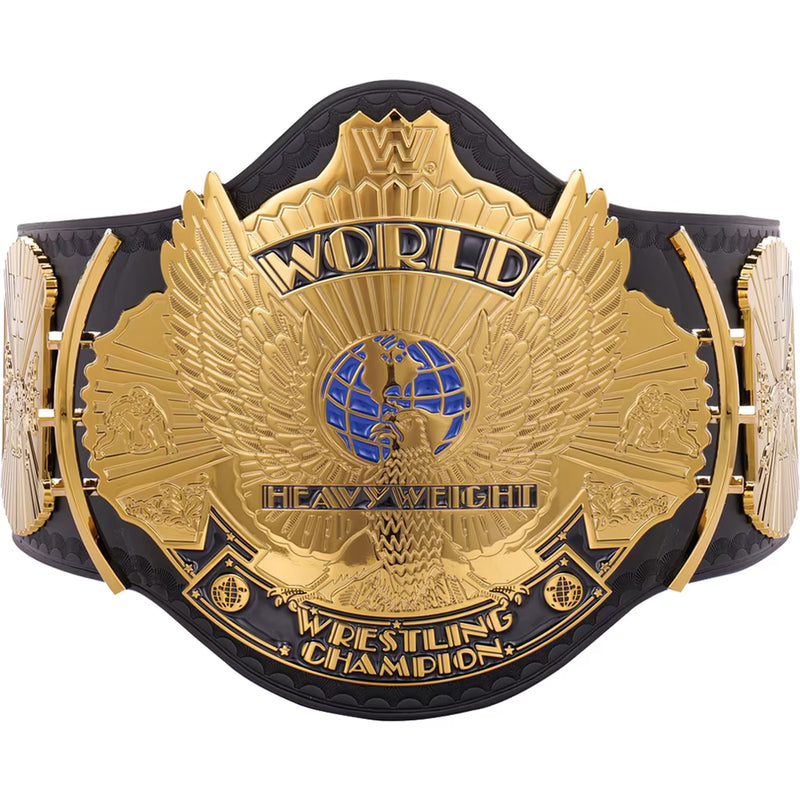WWE Winged Eagle Championship Replica Title Belt – 6mm Brass Plates | Adult Size