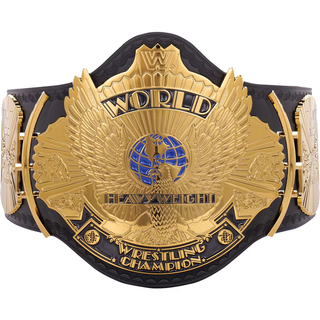 WWE Winged Eagle Championship Replica Title Belt – 6mm Brass Plates | Adult Size