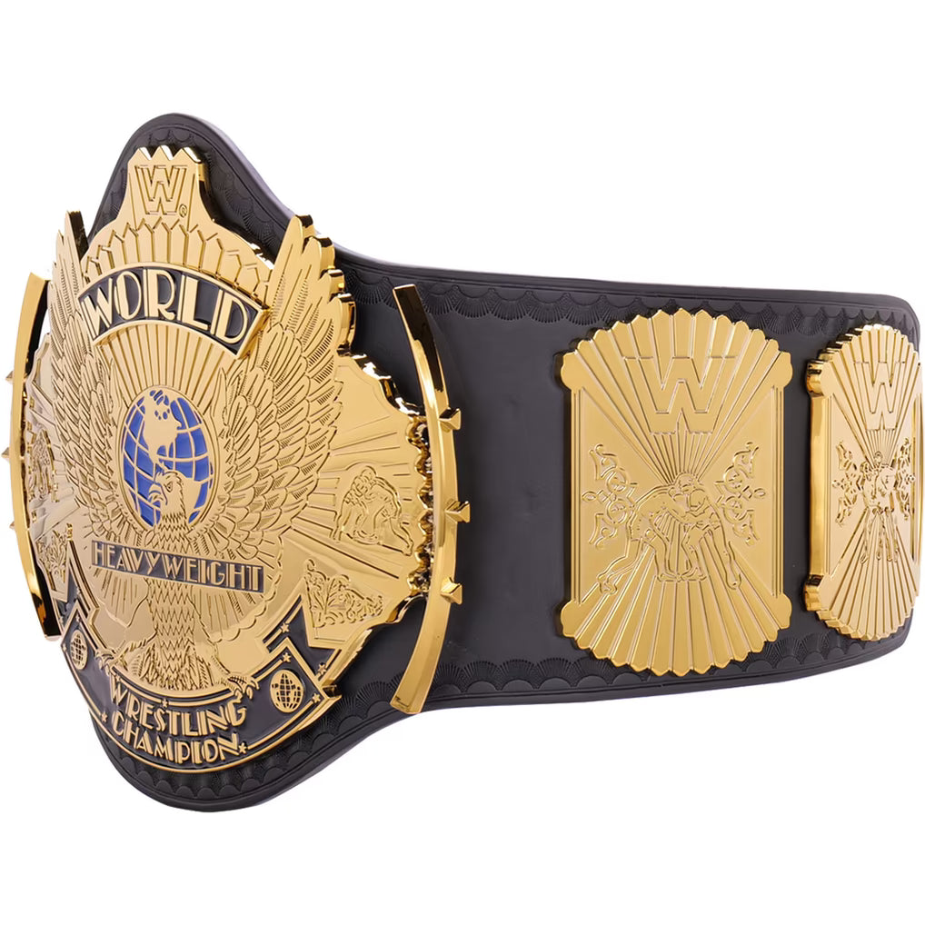 WWE Winged Eagle Championship Replica Title Belt – 6mm Brass Plates | Adult Size