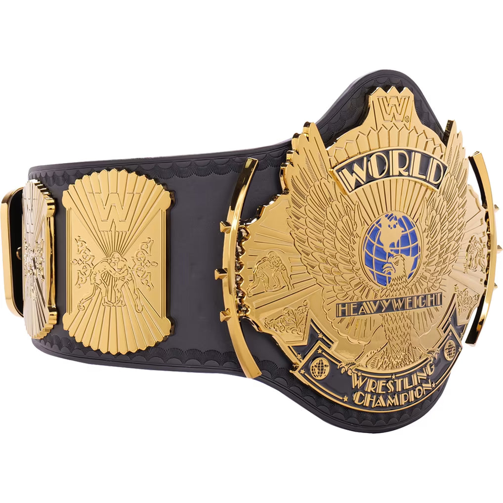 WWE Winged Eagle Championship Replica Title Belt – 6mm Brass Plates | Adult Size