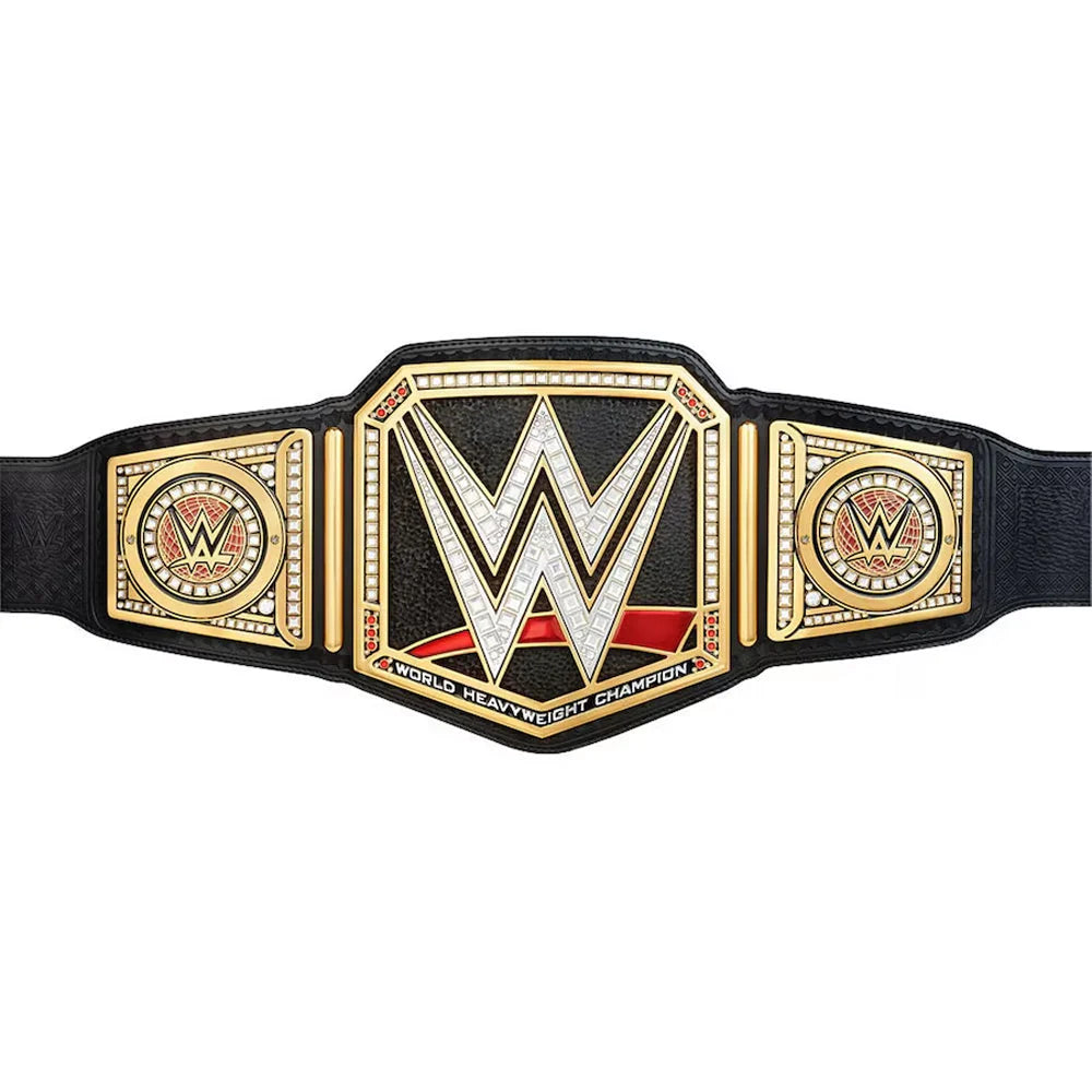 WWE Championship Replica Title Belt Replica – 6mm Brass Plates | Adult Size