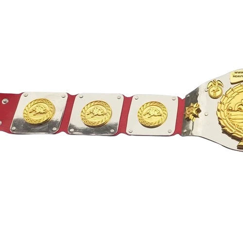 WWWF North American title Heavyweight Wrestling Champion Belt Replica – 6mm Brass Plates | Adult Size