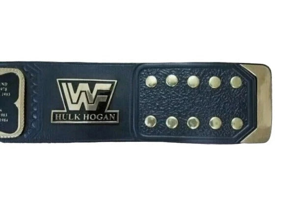 WWF Hulk Hogan Wrestling Heavyweight Championship Title Belt Replica – 6mm Brass Plates | Adult Size
