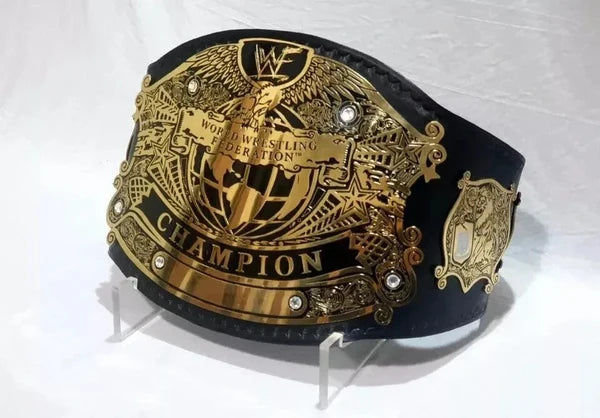 WWF Undisputed Championship Belt Replica – 6mm Brass Plates | Adult Size